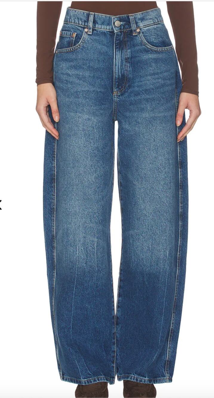 DL 1961 Taylor Relaxed Barrel 27" North Water Wash Blue Size 29